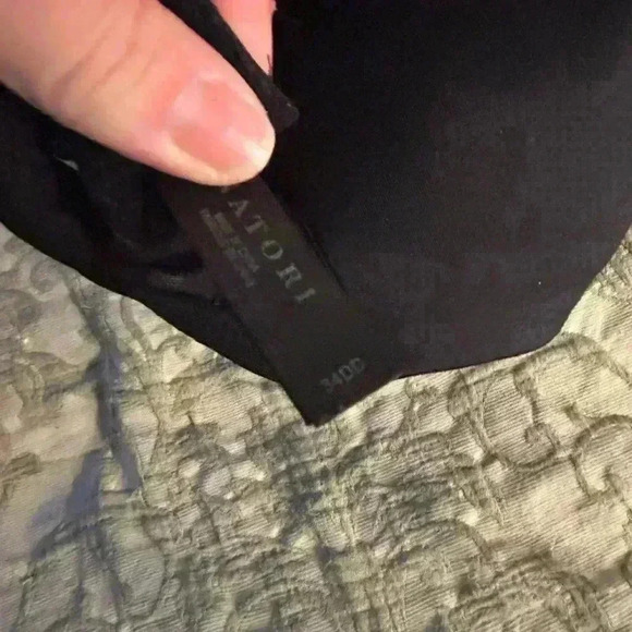 Natori Black T-Shirt Bra, NO‎ underwire, 34DD - Picture 4 of 4